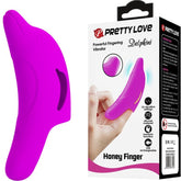PRETTY LOVE - POTENTE ESTIMULADOR DE DEDOS VIOLET DELPHINI